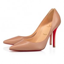 Christian Louboutin Pumps Apostrophy 100 mm Black lin Nude Nappa