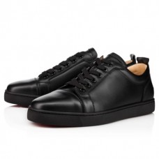 Christian Louboutin Mens Low-top Black black Calf Sneaker