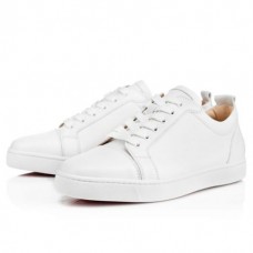 Christian Louboutin Mens Low-top White Calf Sneaker