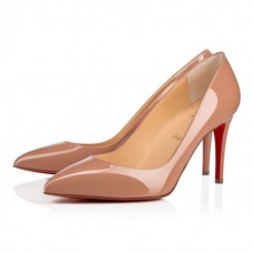 Christian Louboutin Pumps Pigalle 85 mm Nude Patent Leather