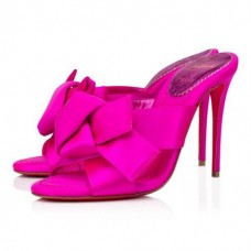 Christian Louboutin Sandal Matricia 100 mm Holly Pink lin Holly Pink Satin