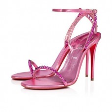 Christian Louboutin Sandal So me 100 mm Conf met Fuchsia lin Conf Leather