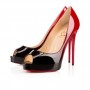 Christian Louboutin Pumps New Very Prive 120 mm Black-red black Patent Calf